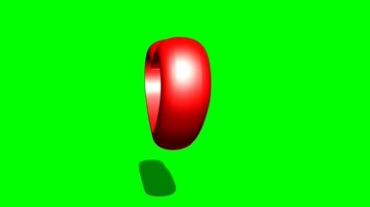 红心绿屏抠像特效视频素材