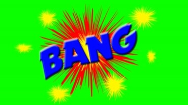 bang爆炸惊爆绿屏抠图特效视频素材
