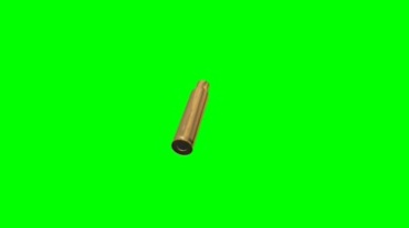 子弹弹壳绿幕视频素材
