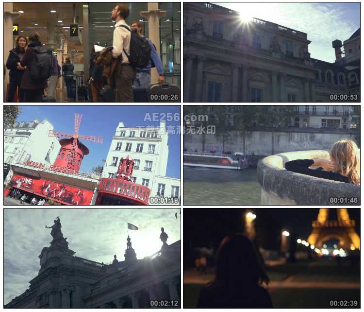 欧洲城市车站人文风景视频素材