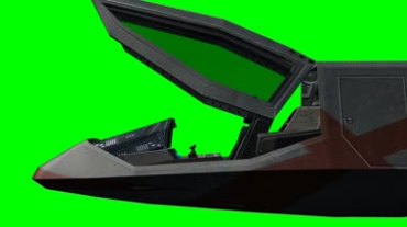 飞船驾驶舱绿屏抠像特效视频素材