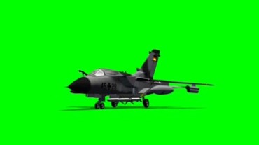 现代科技战斗飞机绿屏抠像视频素材
