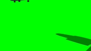 直升运输飞机起飞绿屏抠像特效视频素材