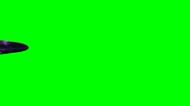 科幻飞行器飞船绿屏抠像视频素材
