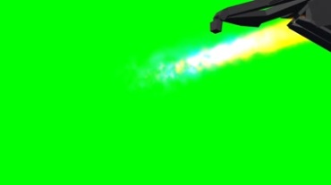 星际科幻飞船绿屏抠像视频素材