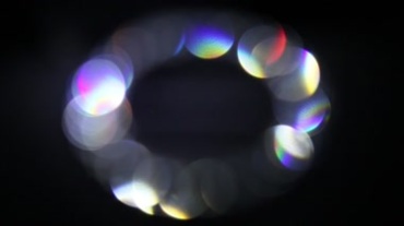 光片彩光光斑光圈光晕视频素材