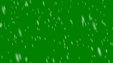雨雪绿幕抠像特效视频素材