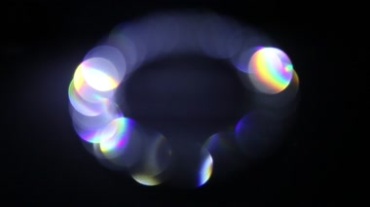 圆环光圈光斑特效视频素材