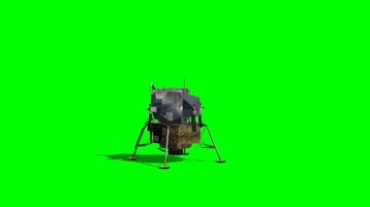 登陆器卫星点火绿屏抠像视频素材