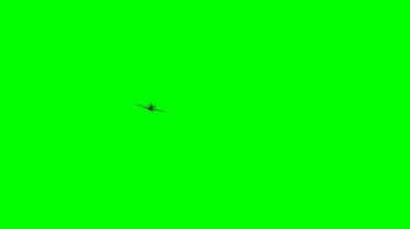 飞行表演飞机绿幕抠像视频素材