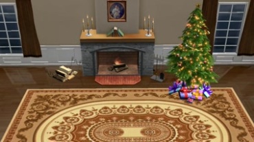 美国家庭屋内圣诞节元素装饰视频素材