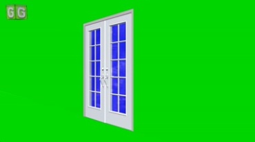窗户内外绿幕透明抠像特效视频素材