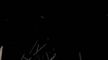 木棒木棍爆炸迸飞mov特效视频素材