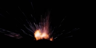 爆炸火焰火花迸出视频素材