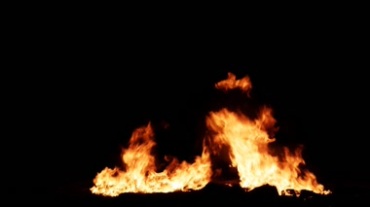 火焰燃烧火苗实拍视频素材