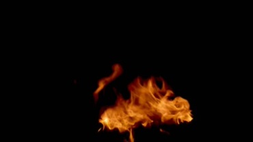 火苗燃烧成大火mov视频素材