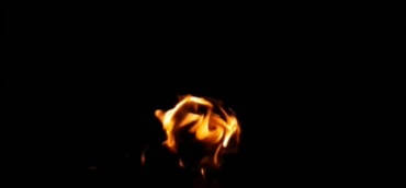 火焰火把燃烧实拍视频素材