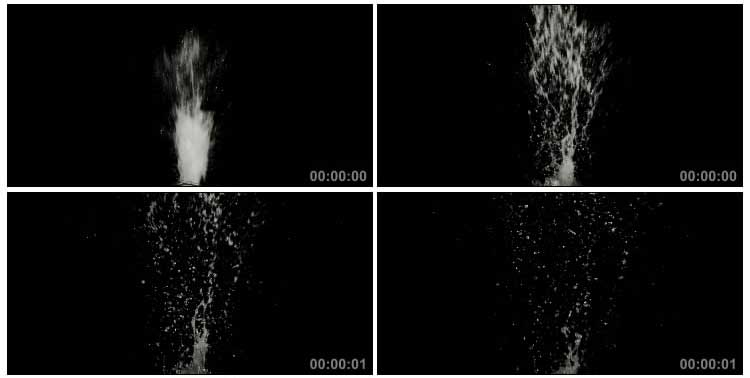 水柱喷射向空中视频素材