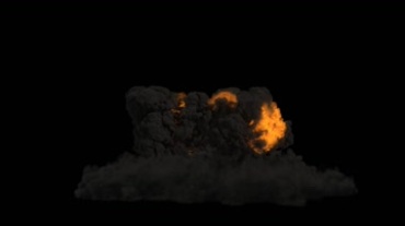 核爆炸原子弹氢弹爆炸蘑菇云升起视频素材