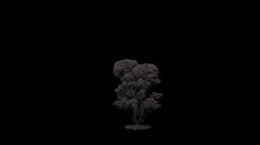 核爆炸蘑菇云视频素材