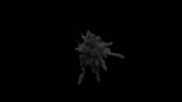 炸弹空中爆炸mov特效视频素材
