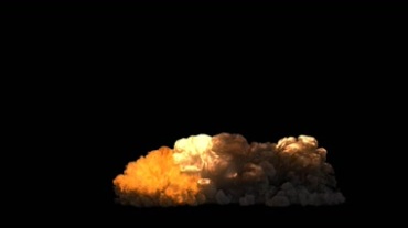 核弹爆炸蘑菇云特效视频素材