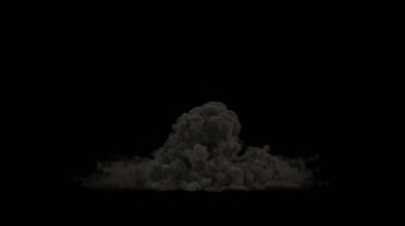 爆炸蘑菇云烟尘mov特效视频素材