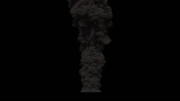 火山爆发喷发火山灰mov特效视频素材