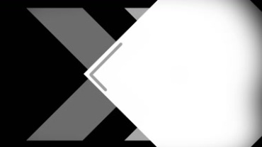 三角形黑白通道转场特效视频素材
