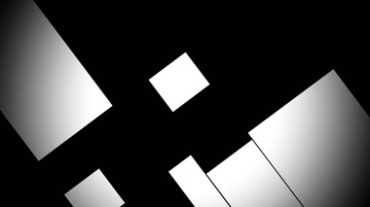 黑白长方形组合拼图mov通道特效视频素材