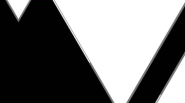 三角形组图黑白通道特效视频素材