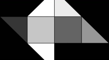 格子方格几何图形透明特效视频素材