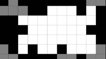 小方格排列组合黑白特效视频素材