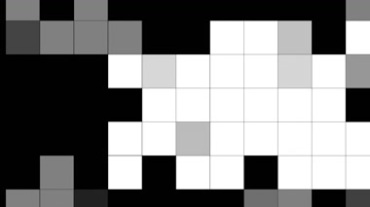 小方格排列组合黑白特效视频素材