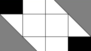 白色方块格子方格透明闪烁背景视频素材
