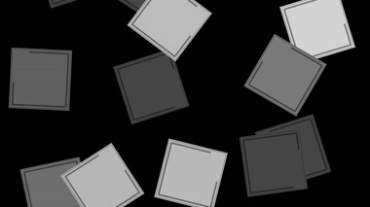 小方格动画组图黑屏通道视频素材