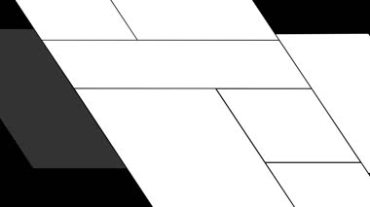 黑白几何图形特效视频素材