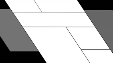 黑白几何图形特效视频素材