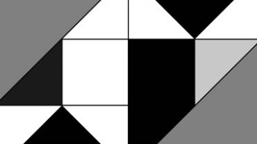 几何图形组图背景黑屏特效视频素材