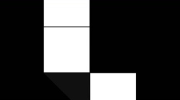 白色几何图形方块显示背景视频素材