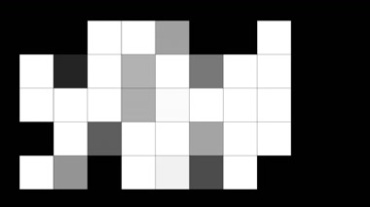 白色小方格整齐排列组合特效视频素材