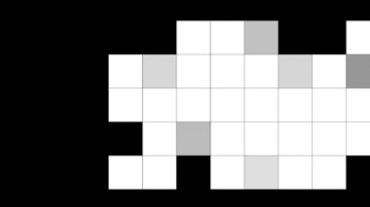 白色小方格整齐排列组合特效视频素材