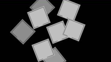 白色小方块组合排列动画特效视频素材