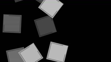 白色方格拼图动画黑屏遮罩视频素材