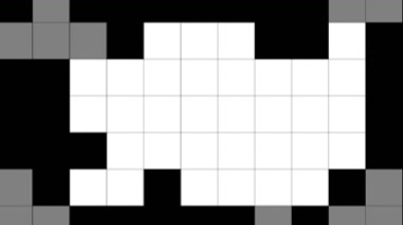白色方块排列组图特效视频素材