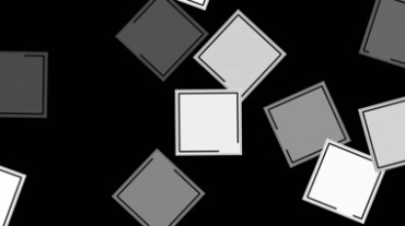 正方形方块动态组合拼图特效视频素材