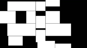 小方块动态组合拼图特效视频素材