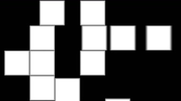 小方格方块动态组合黑屏背景视频素材