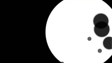圆圈光圈黑白光效视频素材