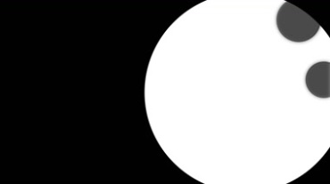 圆圈光圈黑白光效视频素材